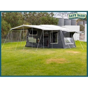 Camping Trailer 7x4 Tent & Awning 270ft2 / 25m2 - Premium Model *RRP $15,995.00